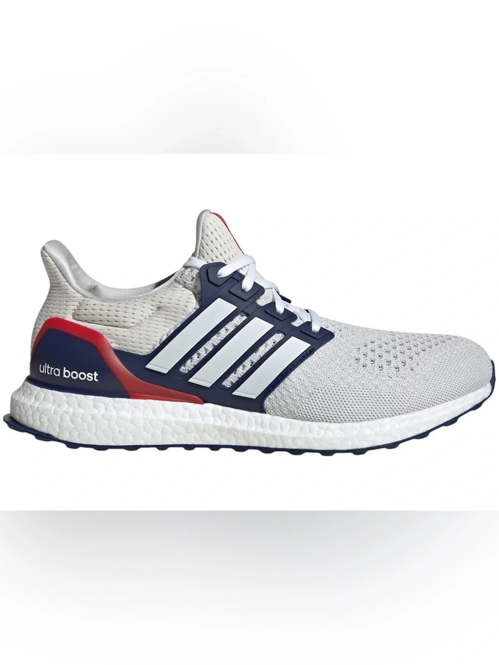 adidas Ultra Boost 1.0 Sneakers in Crystal White/Cloud White/Dark Blue